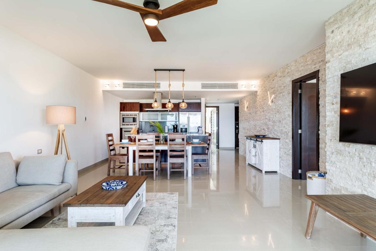 Mareazul Beach Front Condos At 普拉亚卡门 外观 照片